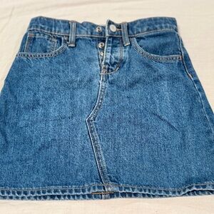 Old Navy Blue Denim Skirt